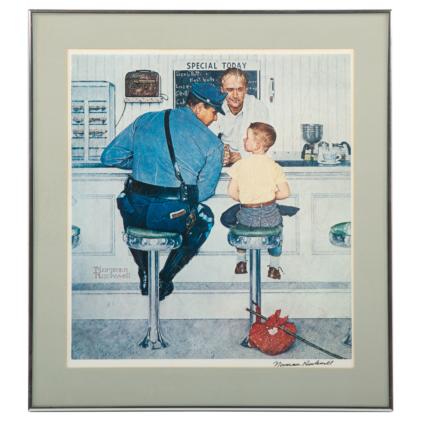 NORMAN ROCKWELL THE RUNAWAY  3b2951