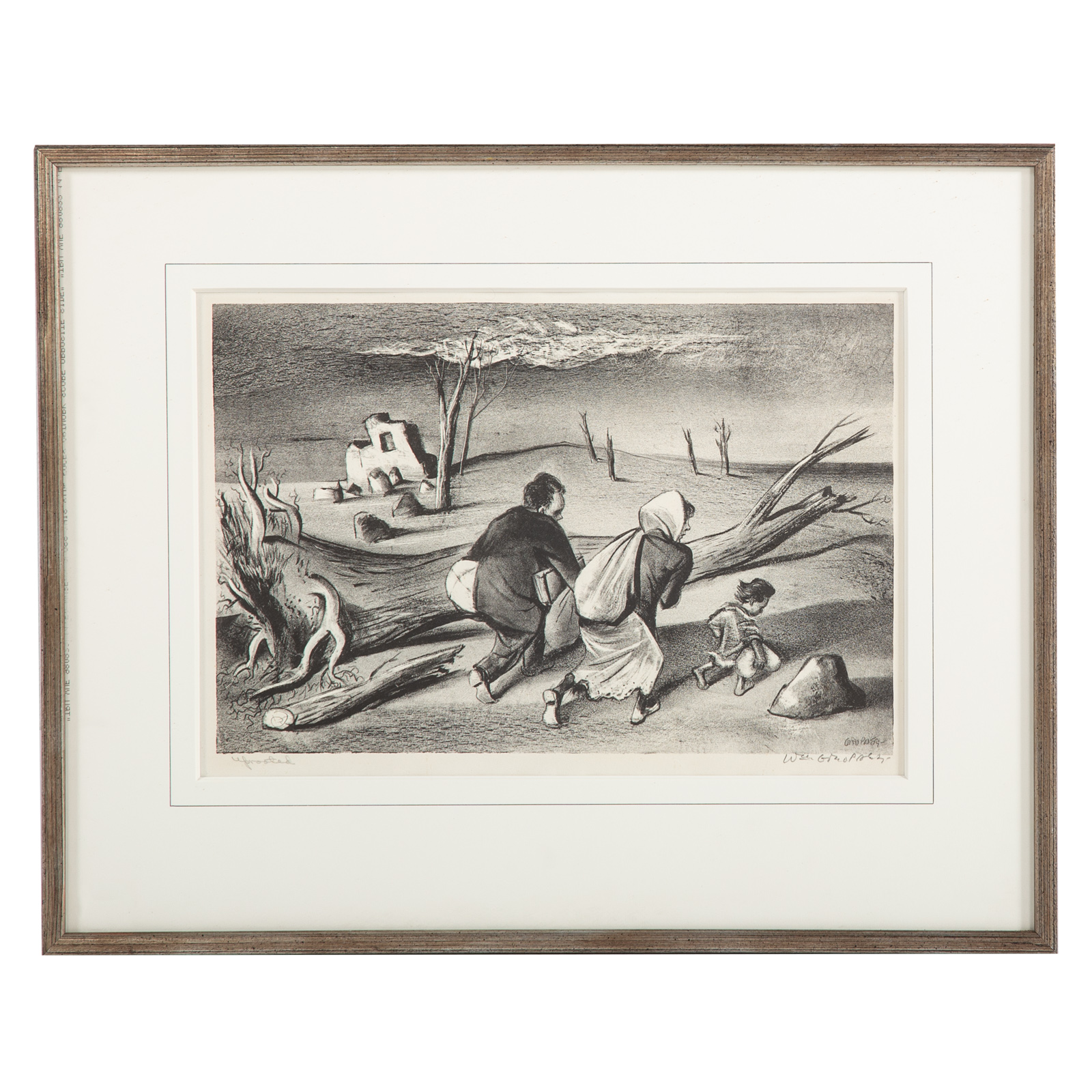 WILLIAM GROPPER UPROOTED LITHOGRAPH 3b29ea