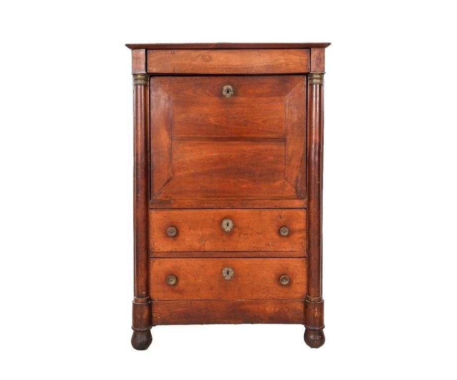 French Empire fruitwood secr taire 3b2aaa