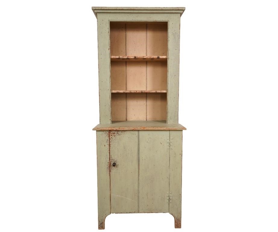 Country open face cupboard, 20th