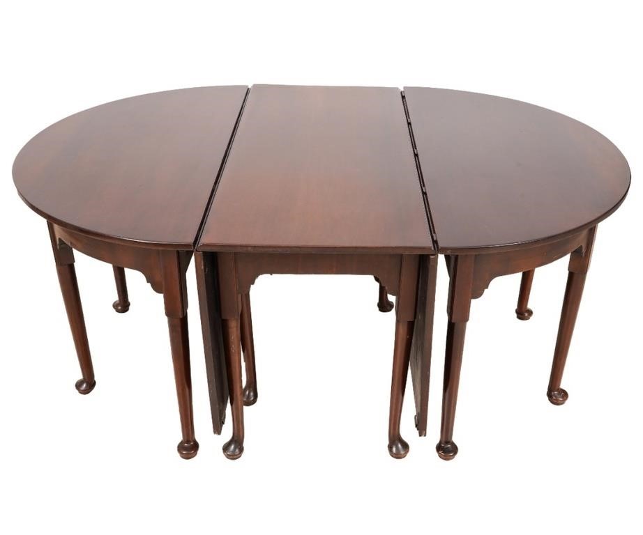 Queen Anne style 3 part mahogany 3b2b41