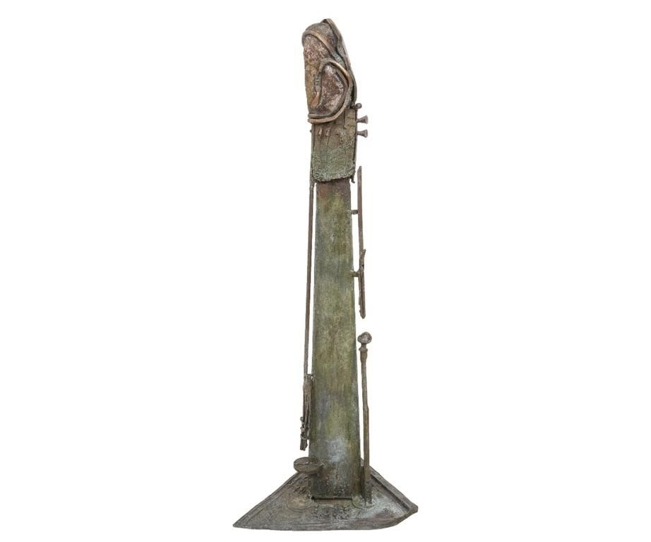 Abstract obelisk sculpture purchased