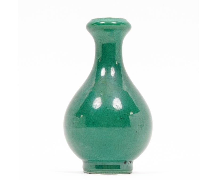 Chinese emerald green porcelain