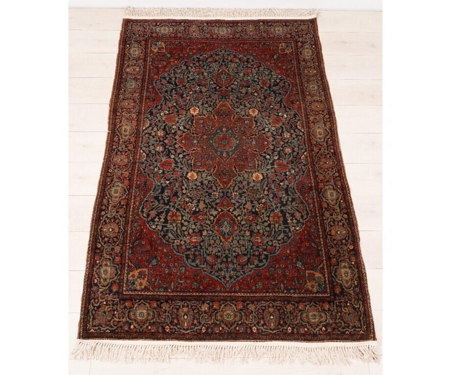 Antiques Sarouk hall carpet with