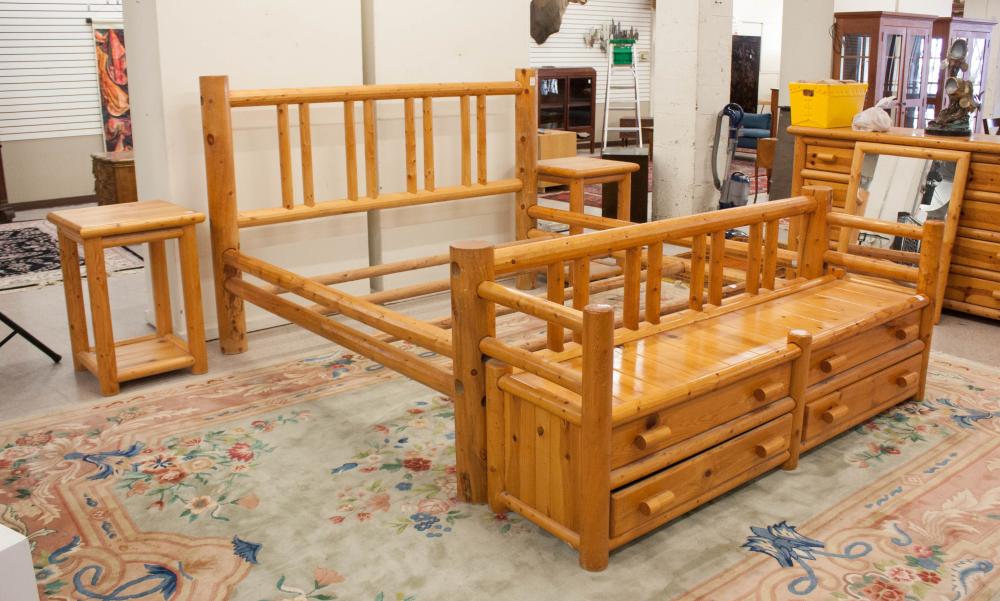 THREE PIECE JUNIPER LOG BEDROOM 3b2c99