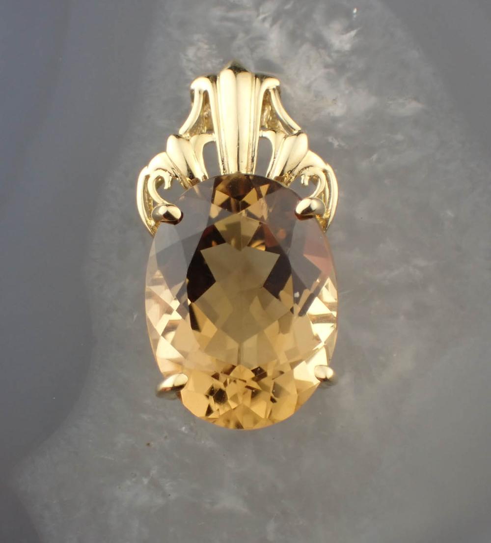 CITRINE AND FOURTEEN KARAT YELLOW 3b2d1a