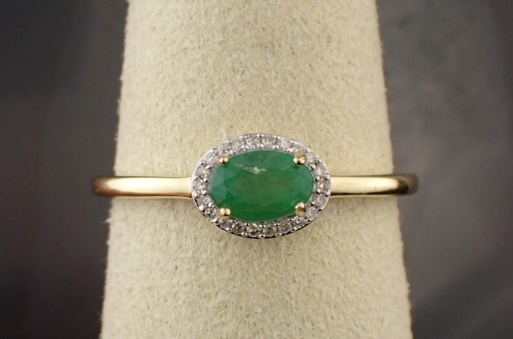 EMERALD DIAMOND AND FOURTEEN KARAT 3b2d82