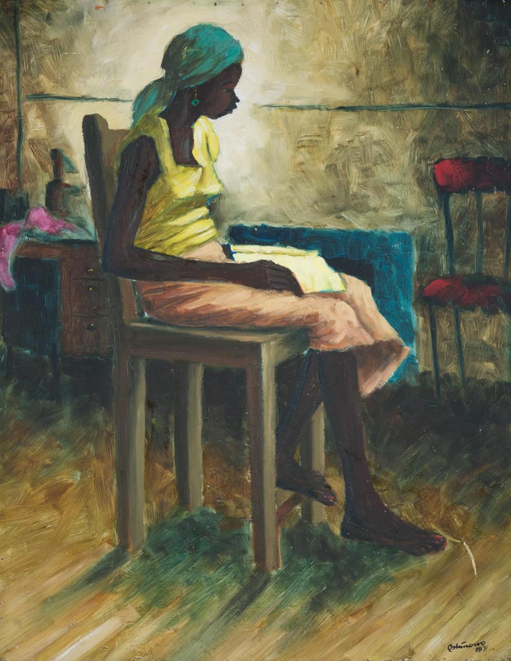 KOLADE OSHINOWO OIL ON BOARDKOLADE