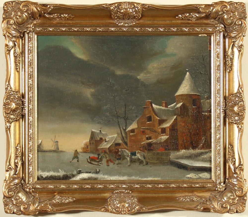 DUTCH OIL ON WOOD PANELDUTCH OIL ON