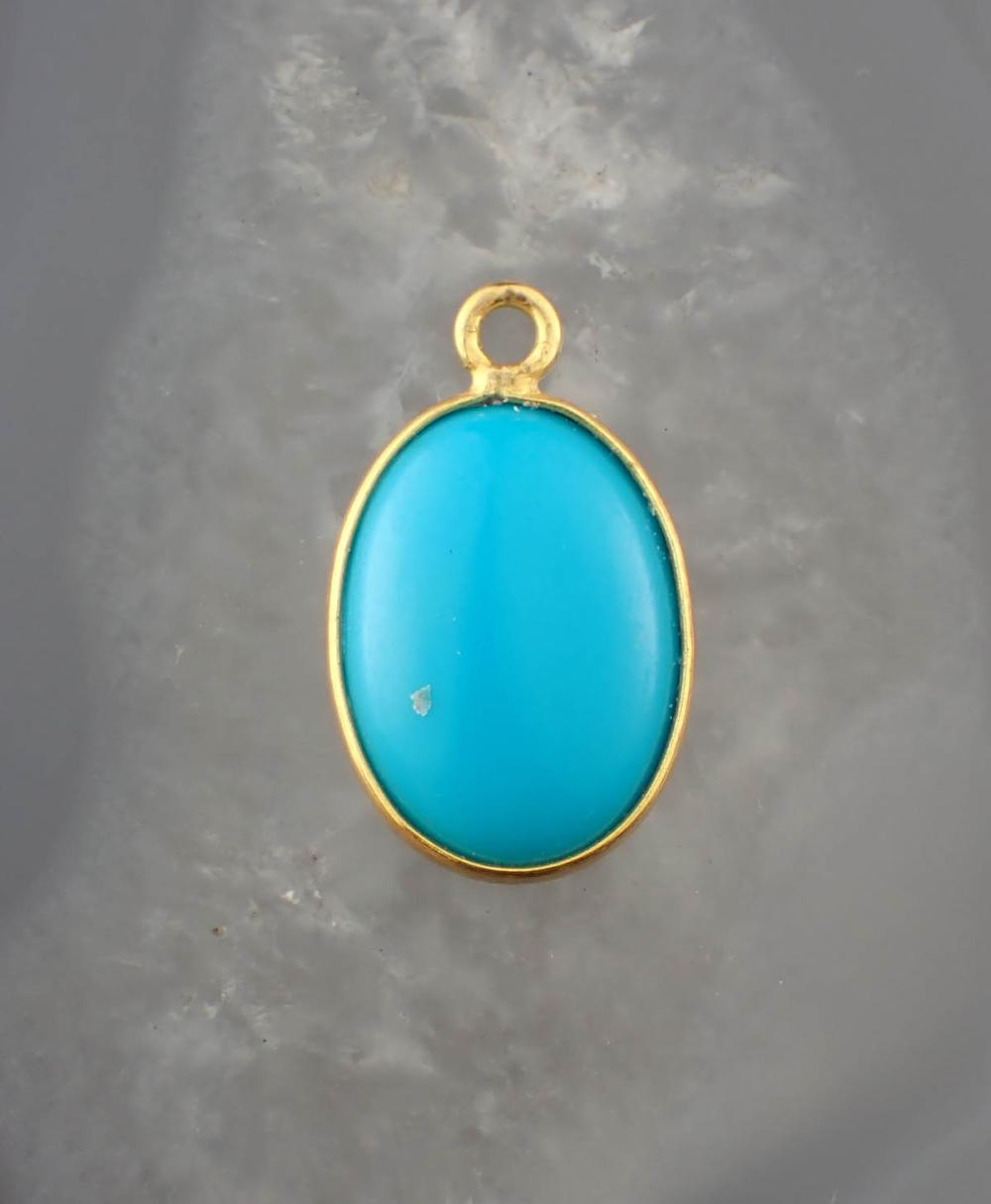 TURQUOISE AND EIGHTEEN KARAT GOLD 3b2ddf