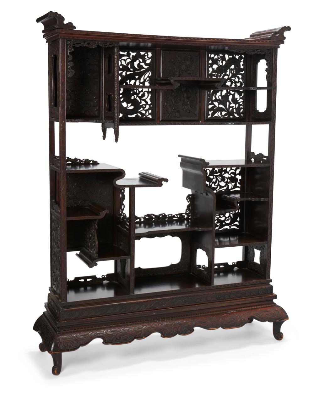 AN ASIAN SHODANA-STYLE STEP CABINETAn