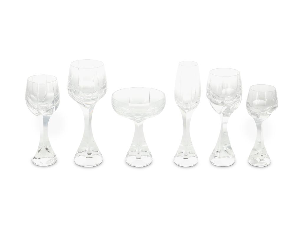 A BACCARAT "NEPTUNE" STEMWARE SERVICEA