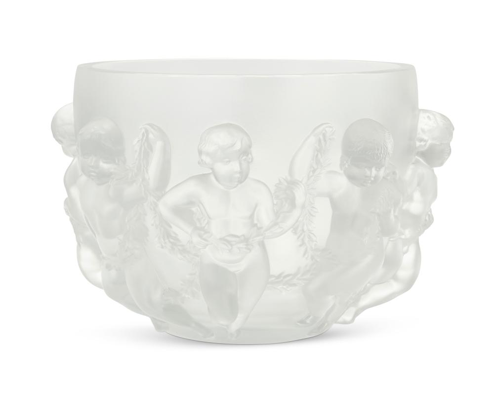 A LALIQUE "LUXEMBOURG" GLASS BOWLA