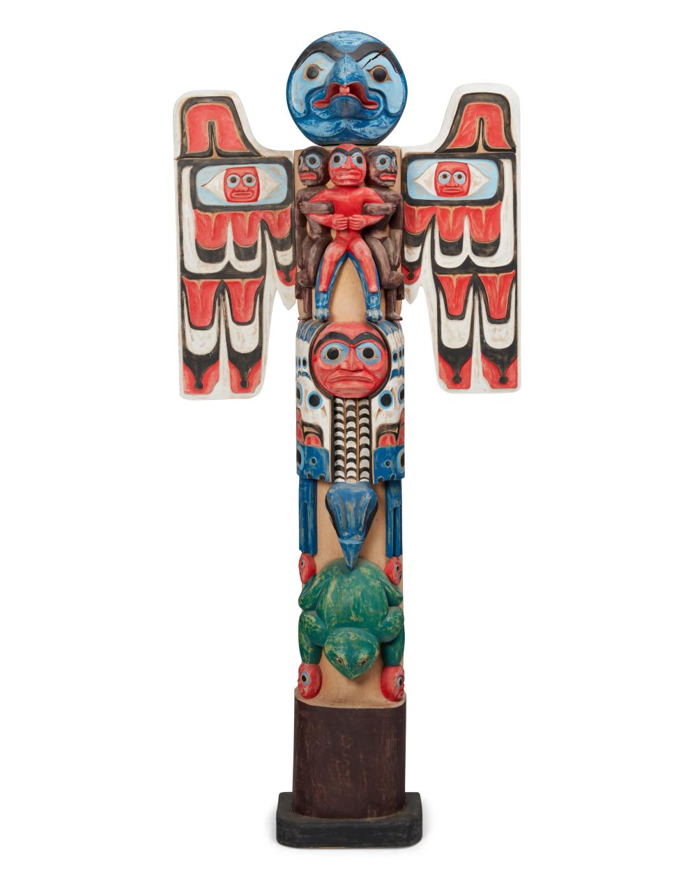 A NORTHWEST COAST STYLE POLYCHROME 3b2f05