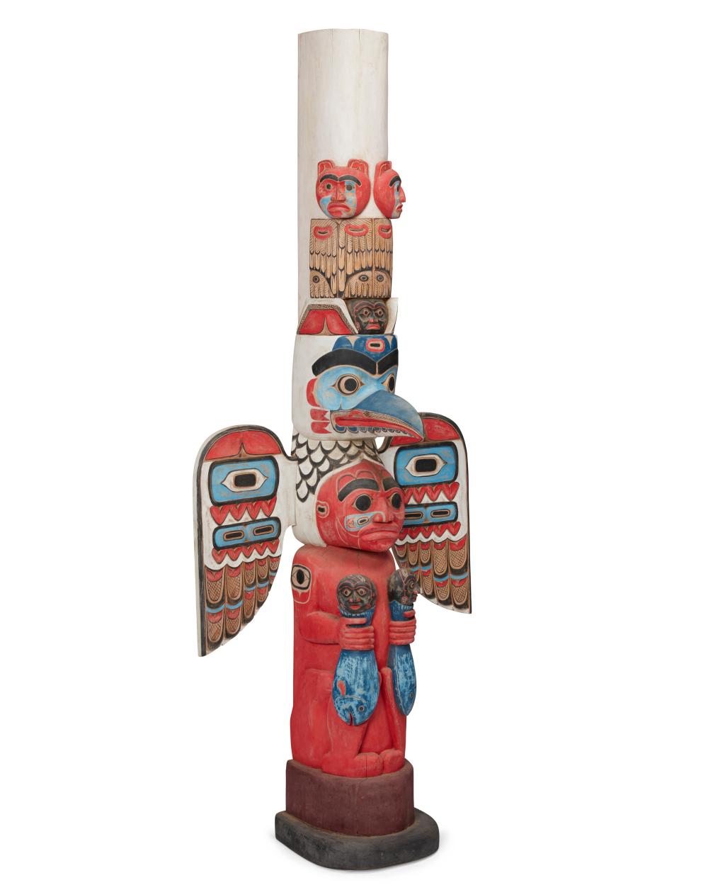 A NORTHWEST COAST STYLE POLYCHROME 3b2f06