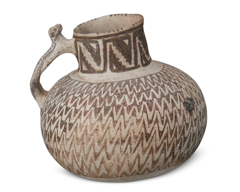 AN ANASAZI TULAROSA POTTERY HANDLED 3b2f25