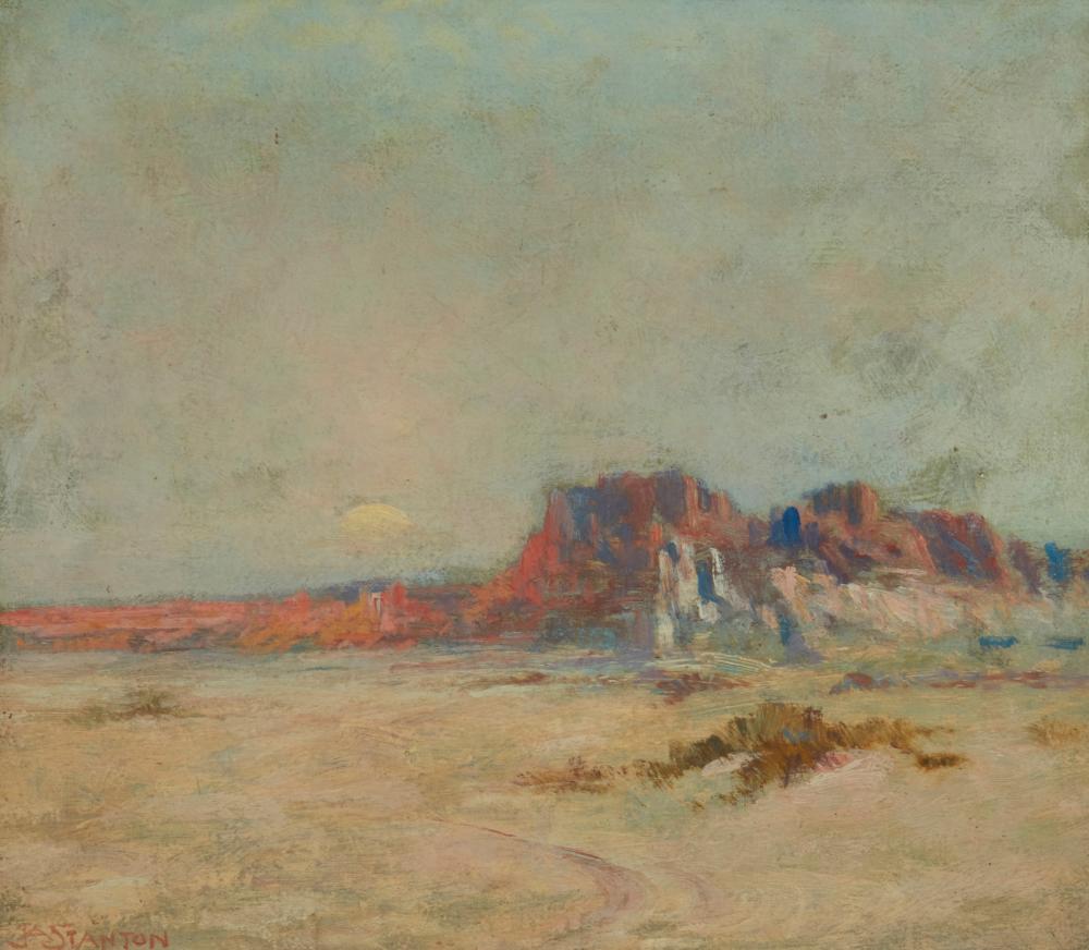 JOHN STANTON (1857 - 1929), DESERT BLUFFS,