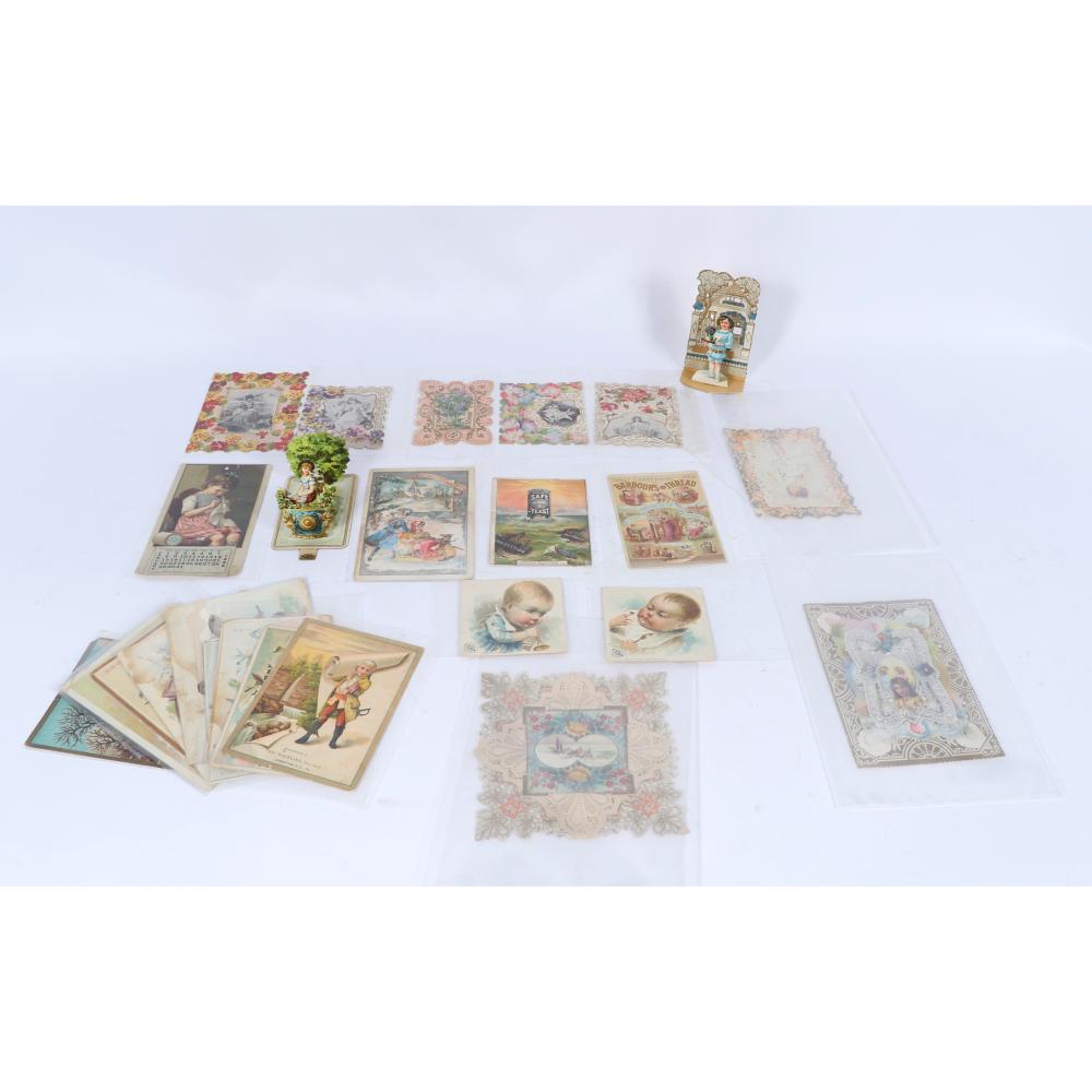 25PC GROUP OF VICTORIAN GREETING