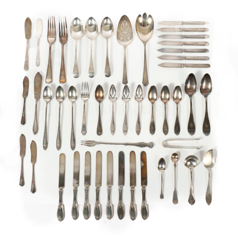 COLLECTION OF SILVERPLATE FLATWARE