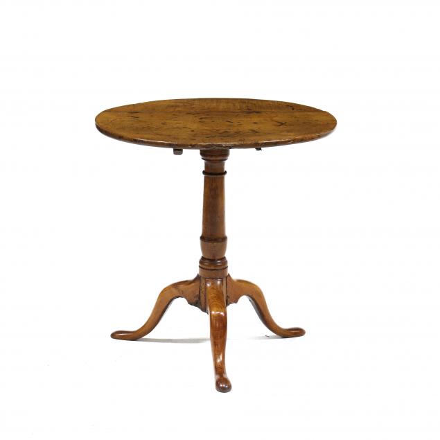 ENGLISH QUEEN ANNE OAK TILT TOP 3b31af