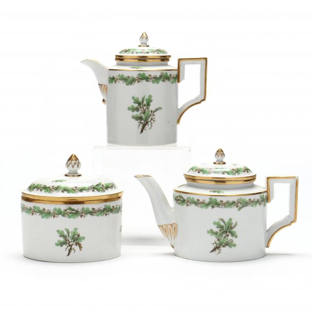 THREE PIECE FURSTENBERG BREAKFAST SET