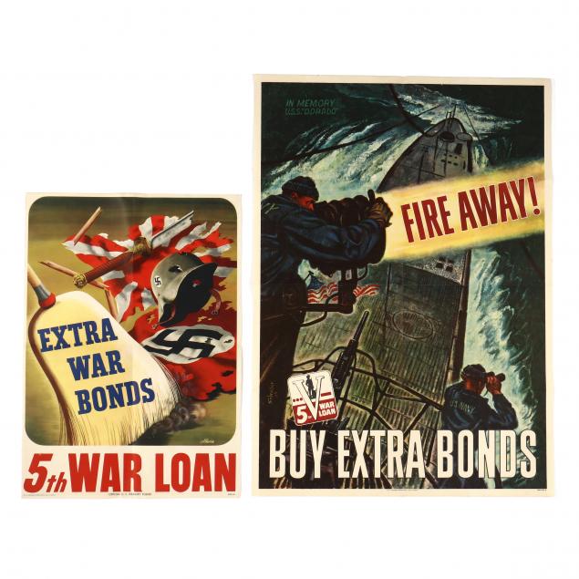 TWO POSTERS URGING THE AMERCIAN