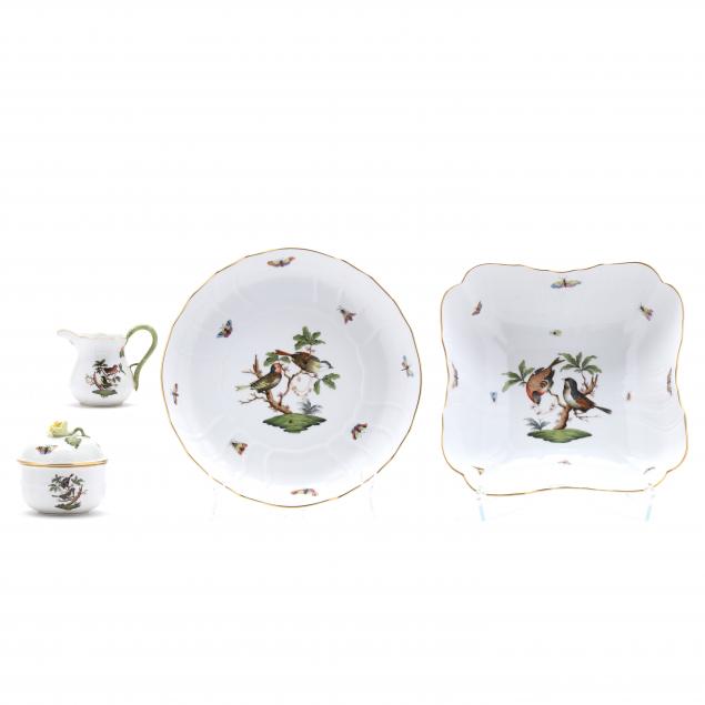 HEREND ROTHSCHILD BIRD TABLEWARE,