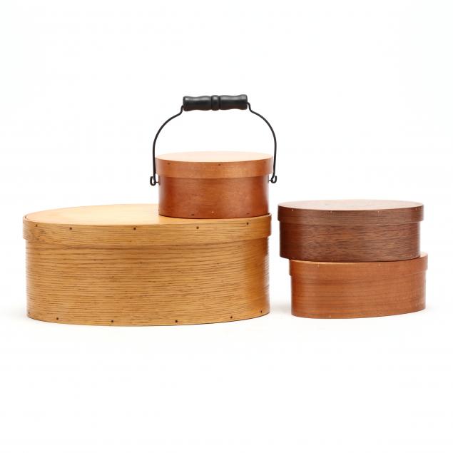 COLLECTION OF SHAKER STYLE WOOD