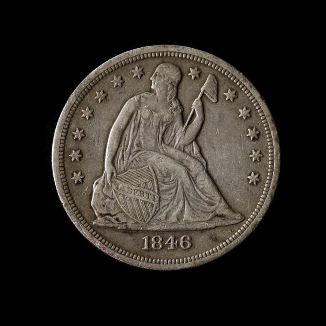 1846 O LIBERTY SEATED SILVER DOLLAR 3b33f9