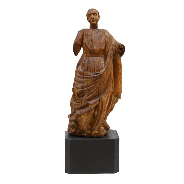 LARGE CONTINENTAL CARVED WOOD MODEL
