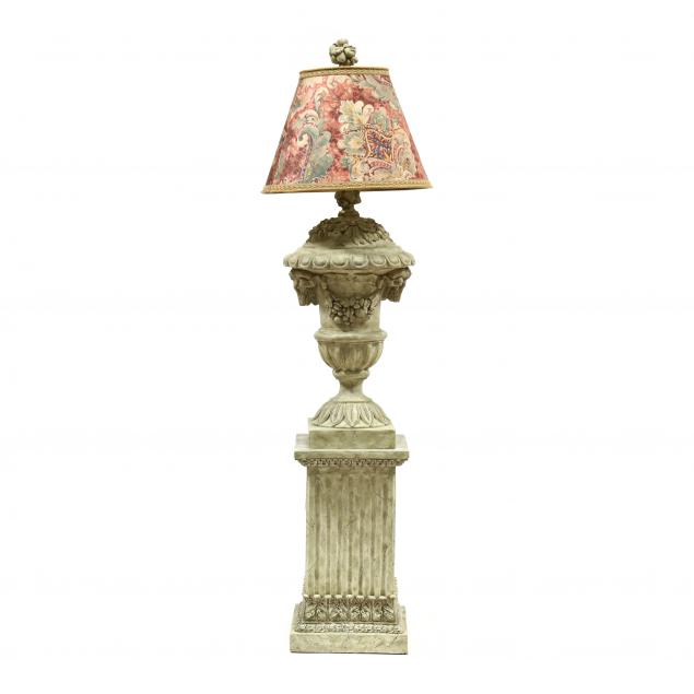 A TALL NEOCLASSICAL STYLE FAUX 3b3423
