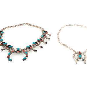 Navajo Silver, Turquoise, and Coral