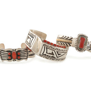 Navajo Sterling Silver and Coral 3b0d66