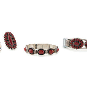 Zuni and Navajo Coral and Silver 3b0d90