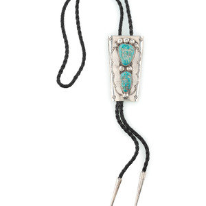 Navajo Stamped Silver and Turquoise 3b0d9a