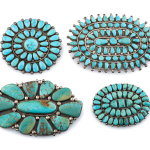 Group of Navajo Silver and Turquoise 3b0da7