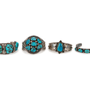 Navajo Silver and Turquoise Cuff 3b0de7