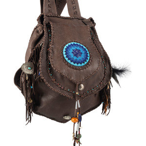 Southwestern-Style Brown Leather