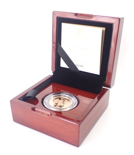 A Royal Mint full gold sovereign dated