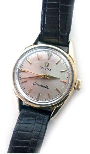 An Omega Seamaster ladies wristwatch,