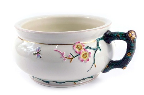 A late 19thC Minton style chamber pot,