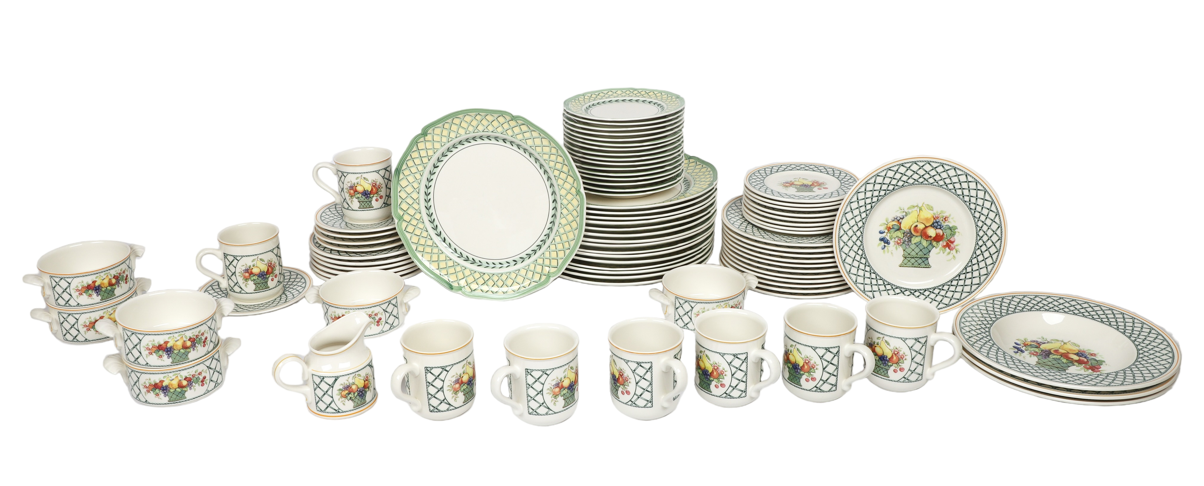 (81) Pcs Villeroy & Boch porcelain