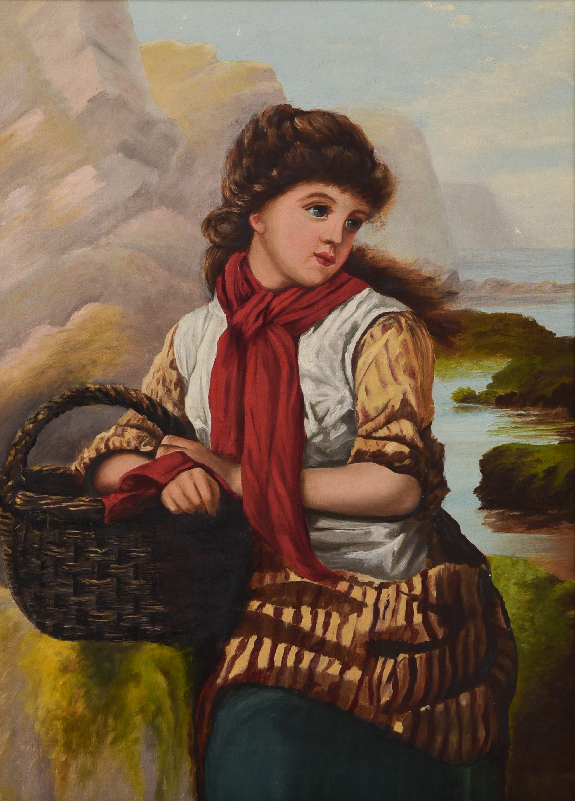 19th C painting of a young Italian