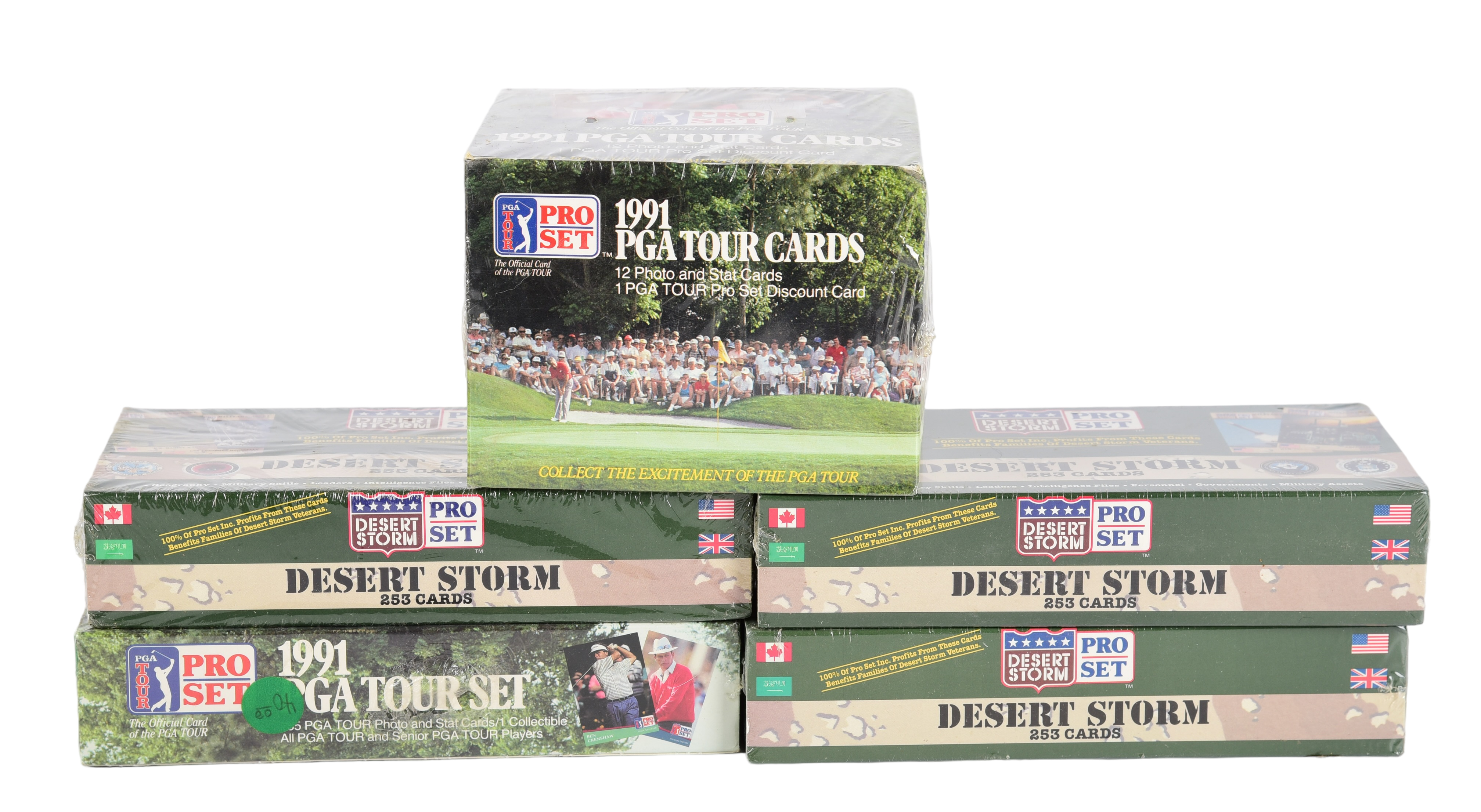  5 Unopened Boxes Desert Storm Golf 3b0fff