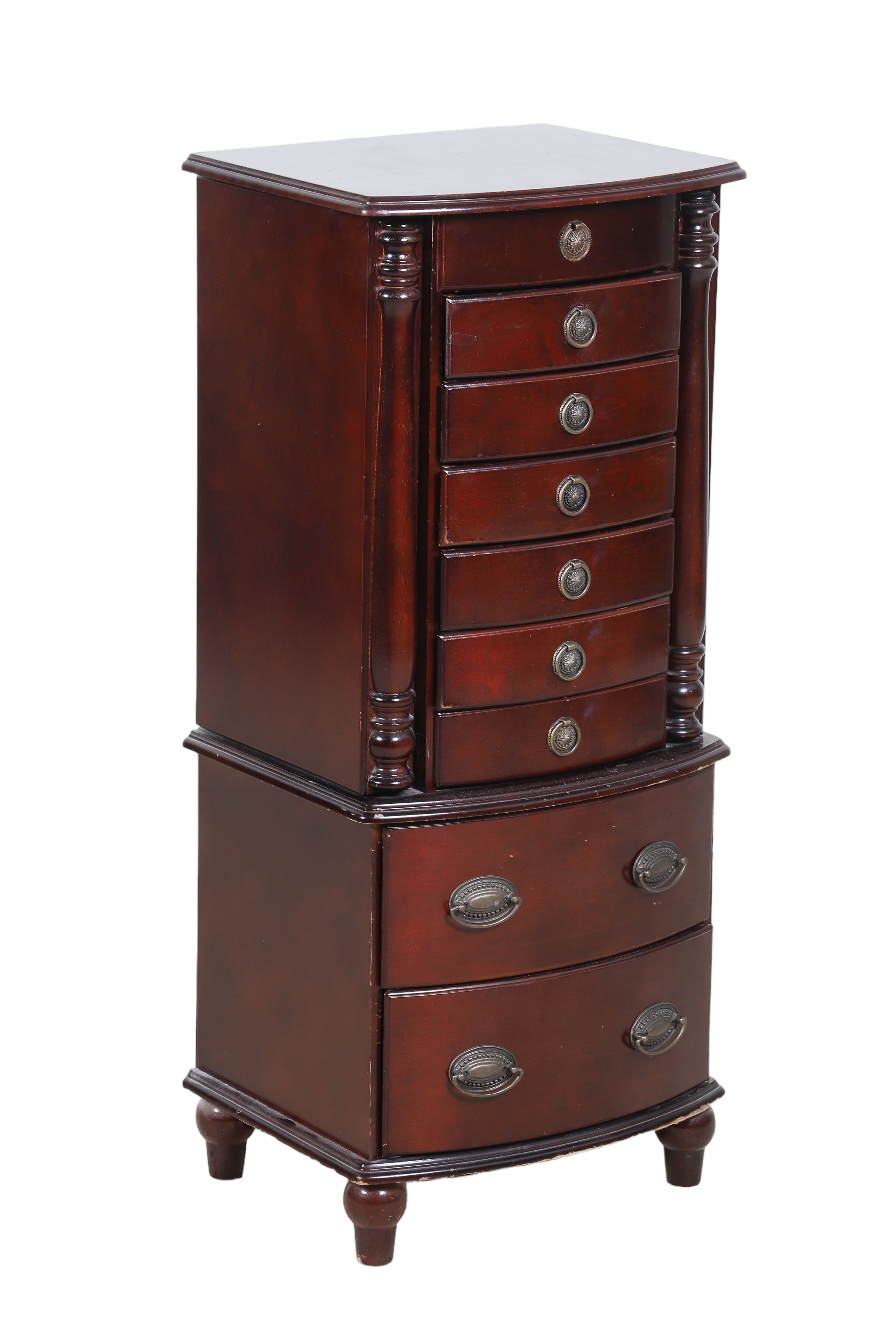 Contemporary mahogany jewelry chest  3b108a