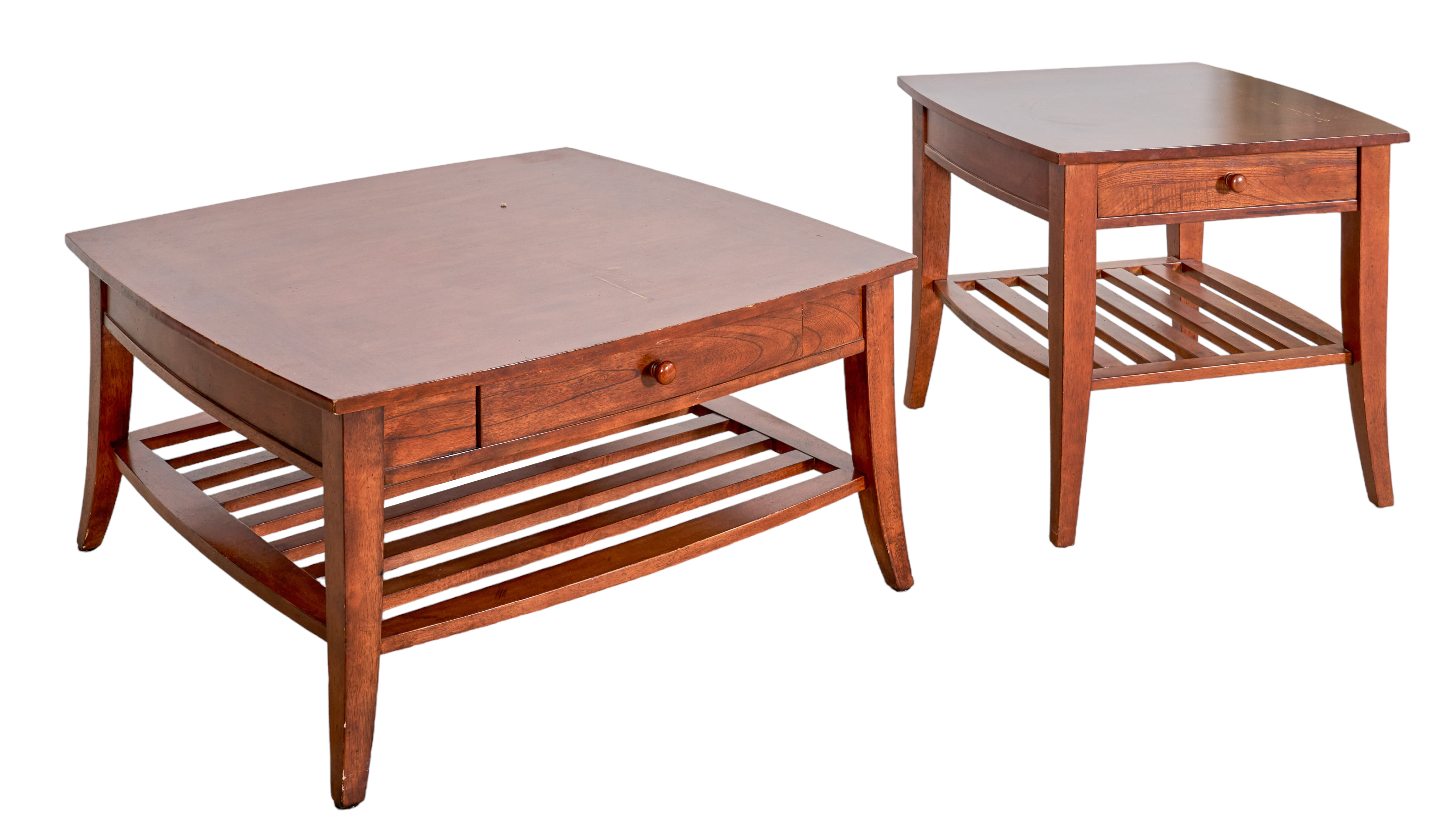 (2) pc Contemporary table set, c/o coffee