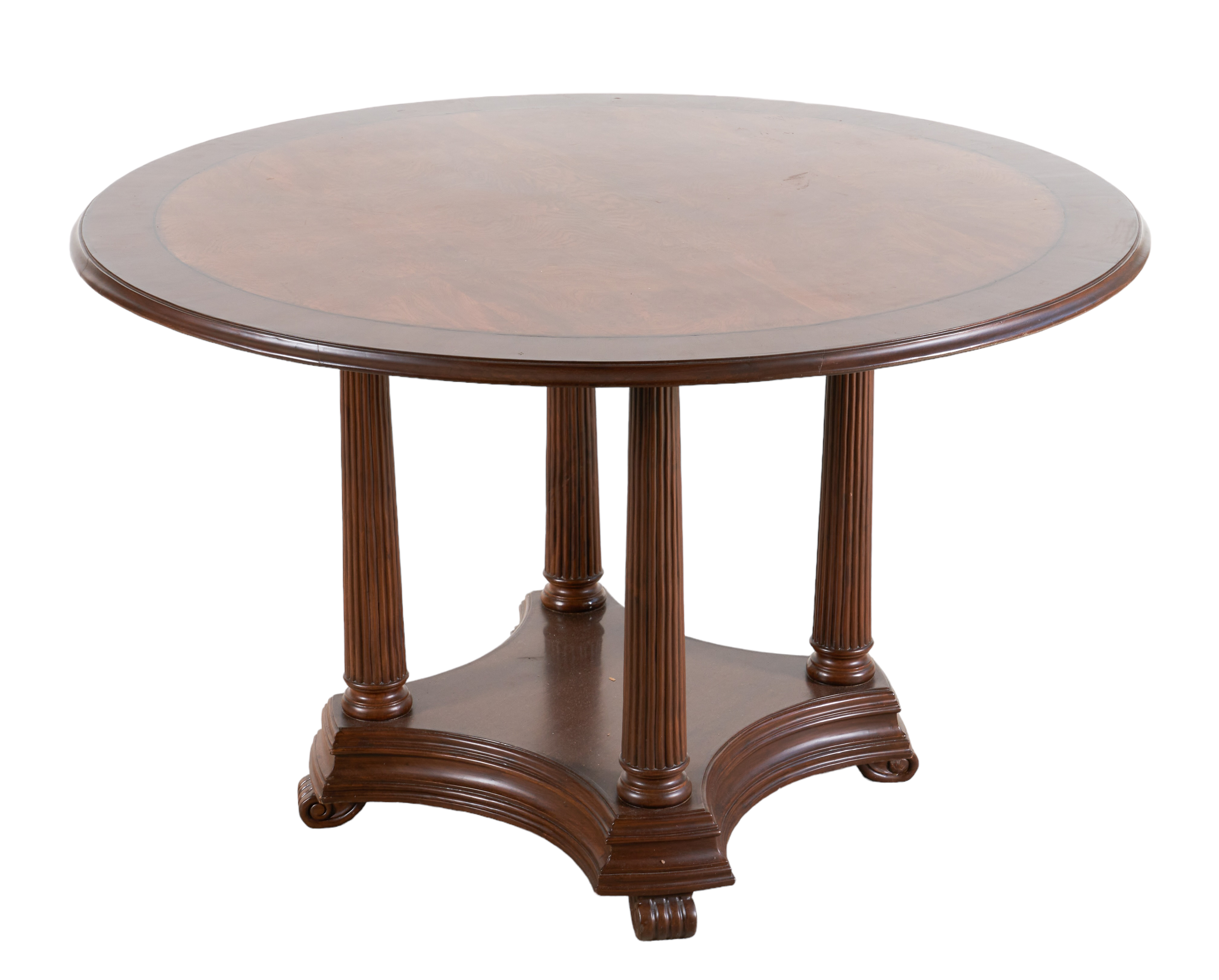 Regency style mahogany center table  3b10ad