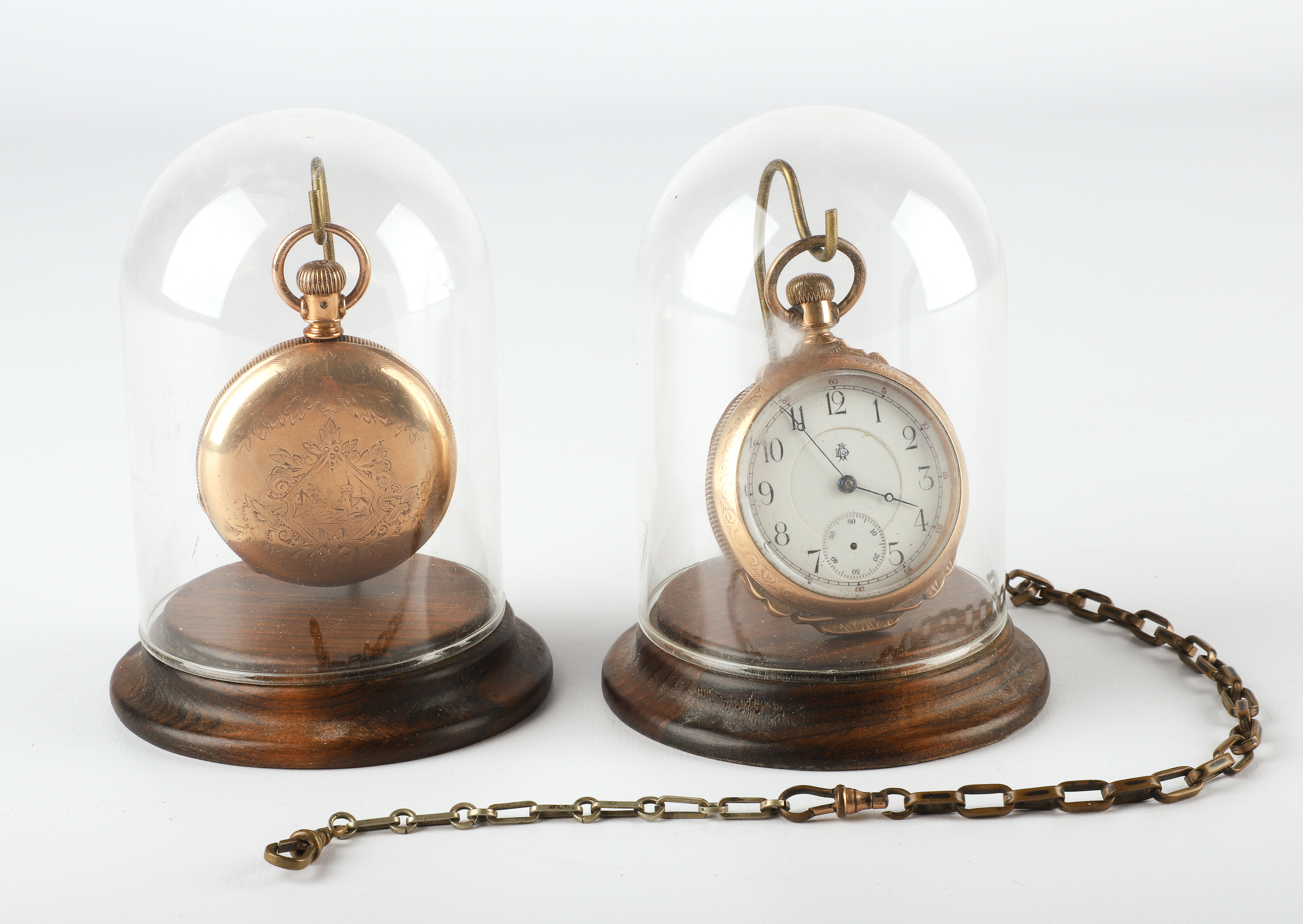(2) Gold filled pocket watches