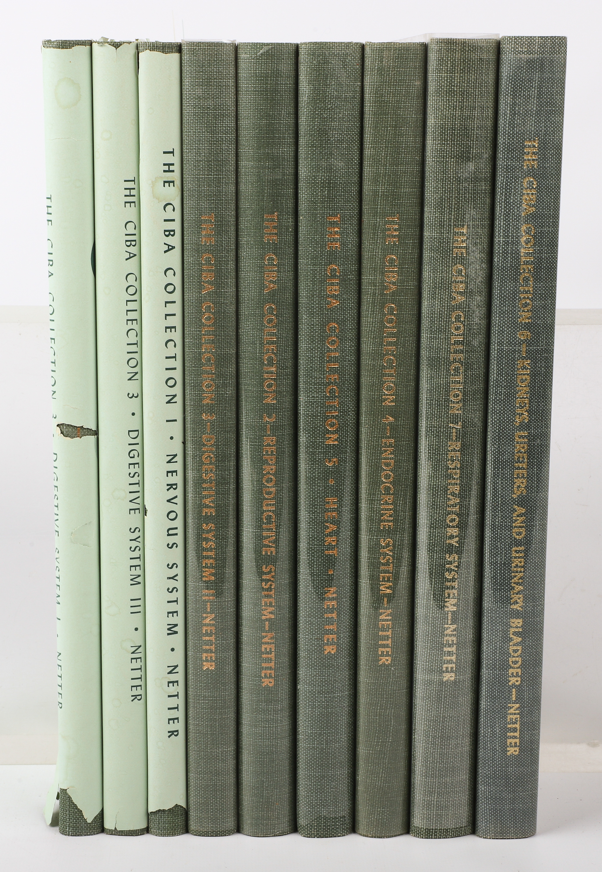Nine volumes of The Ciba Collection