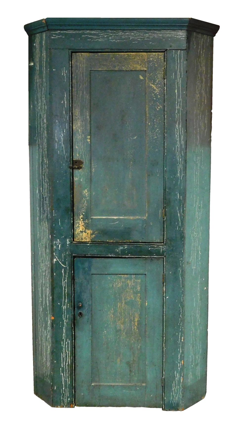 CORNER CABINET, AMERICAN, LATE